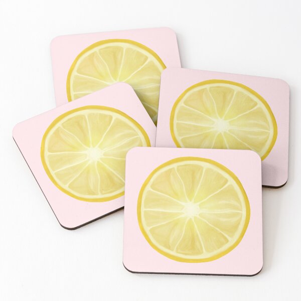 Item preview, Yellow Lemon Citrus Circle Slice designed and sold by Deborah Camp.