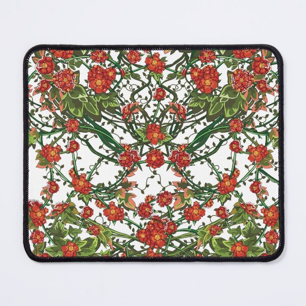 Item preview, Red flowering Ivy pattern designed and sold by FlamesandFrost.