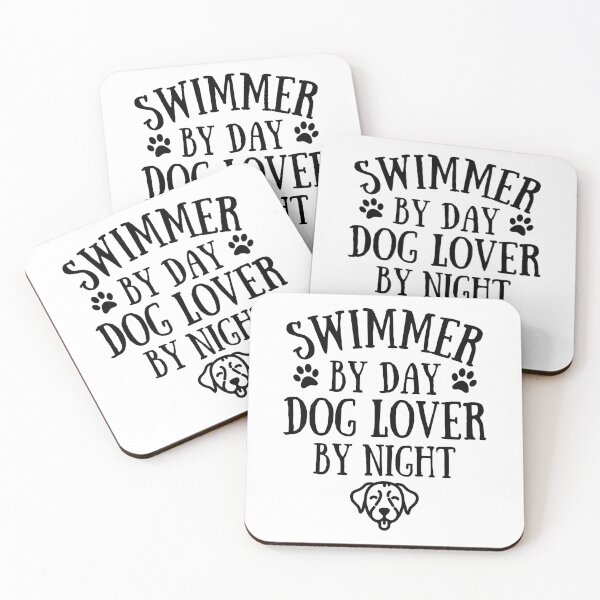Item preview, Swimmer by day. Dog lover by night designed and sold by TheGreenGoat.