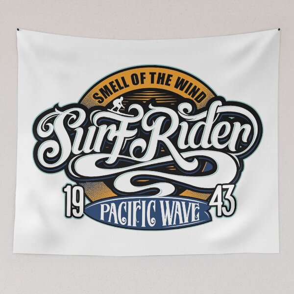 Item preview, The Surfer And Rider Pacific designed and sold by Vector Scout Lab.