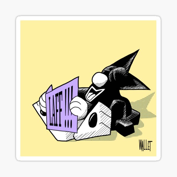 Laughing Cat Sticker