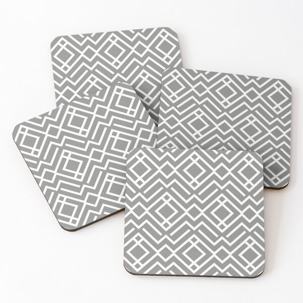 Aperçu de l'œuvre Gray and White Chevron Stripe Diamond Pattern Pairs Valspar 2022 Color of the Year Grey Suit 4004-2A - Color Trends créée et vendue par ColorOfTheYears.