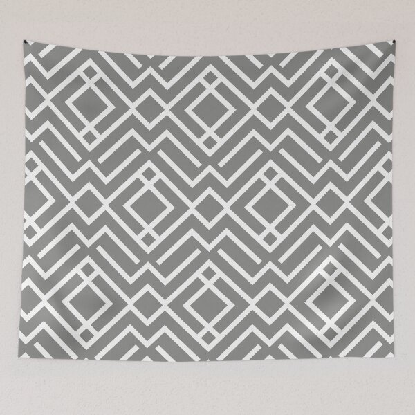 Artikelvorschau, Gray and White Chevron Stripe Diamond Pattern Pairs Valspar 2022 Color of the Year Grey Suit 4004-2A - Color Trends entworfen und verkauft von ColorOfTheYears.