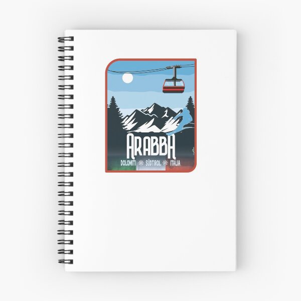 Item preview, Arabba Italy Italia Ski Skiing Sticker T-Shirt 01 designed and sold by OuterShellUK.