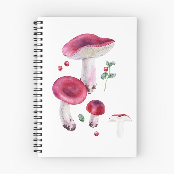 Item preview, Red mushrooms russula designed and sold by ogurechka.