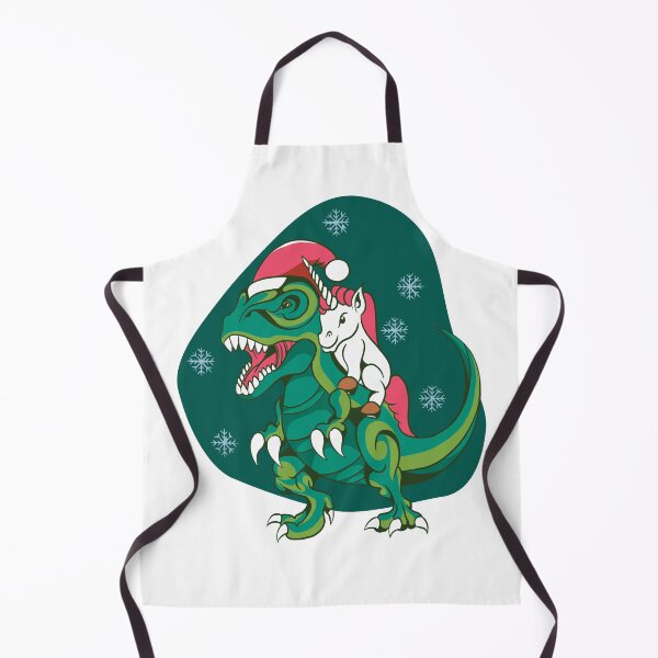 Artikelvorschau, Einhorn Dinosaurier Weihnachtsspaßzeit entworfen und verkauft von RetroFrost.