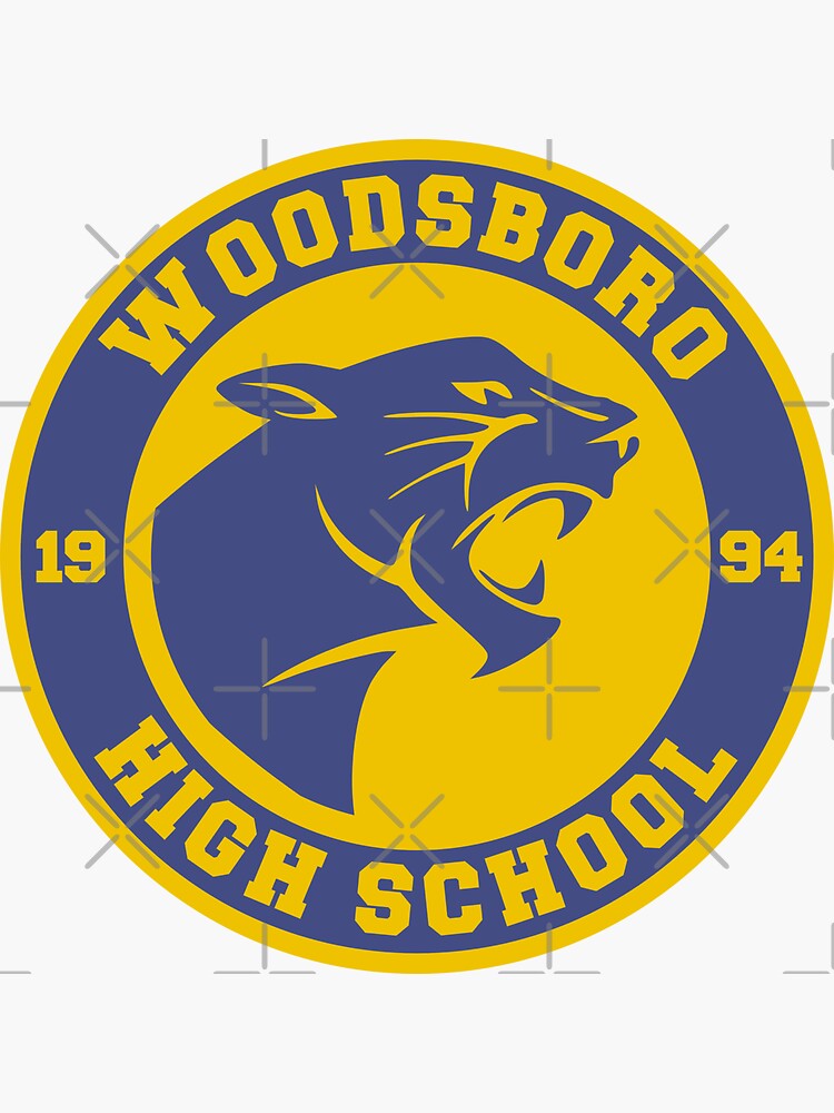 "Woodsboro High School" Sticker for Sale by comicbookdude Redbubble