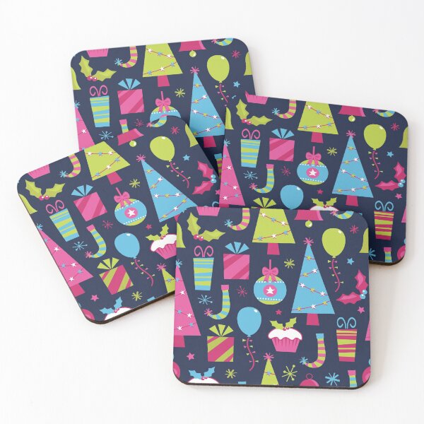 Item preview, Christmas Pattern Trees Gifts Stockings Baubles designed and sold by Blue-Banana.