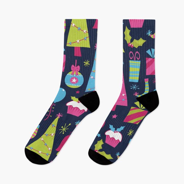 Item preview, Christmas Pattern Trees Gifts Stockings Baubles designed and sold by Blue-Banana.