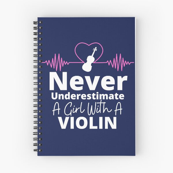 Item preview, Never Underestimate A Girl With A Violin - Gift for Violinist, Violin player designed and sold by TimaDesign.