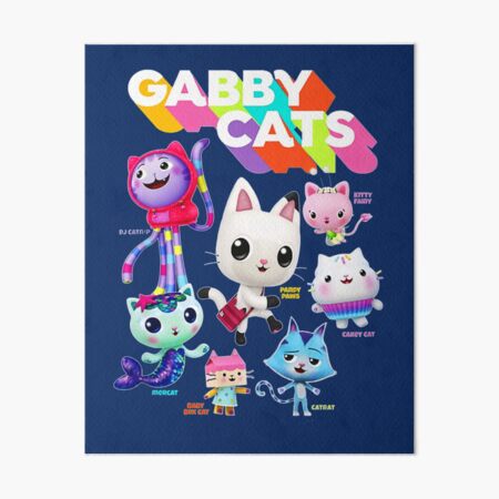 Kids Gabby_s Dollhouse Gabby Cats - Gabby_s  Art Board Print for Sale by  AMIE-WILSONCA