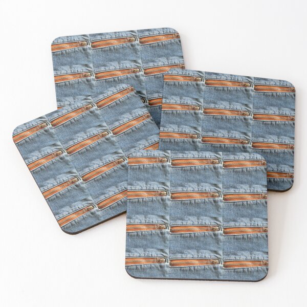 Item preview, Zipper in Blue Denim designed and sold by AlteredAtelier.