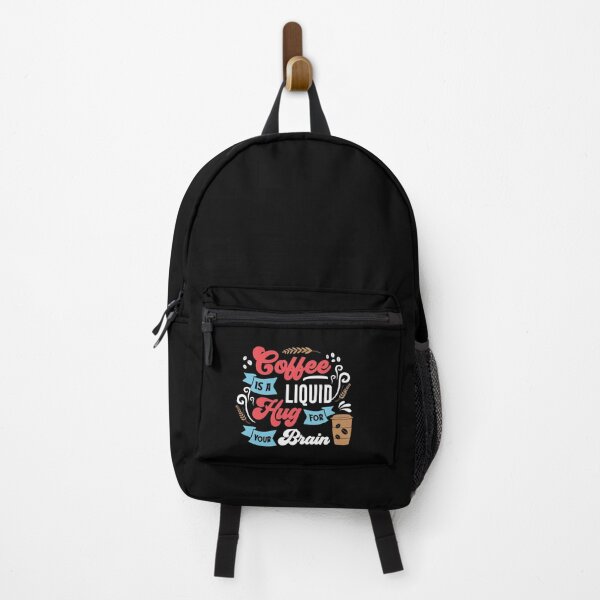 Item preview, Coffee Is a Liquid Hug for Your Brain Cool Design - Trendy Coffee Quote For Coffee Lovers and Coffee Addicts designed and sold by Prince - Bestseller ★★★★★.