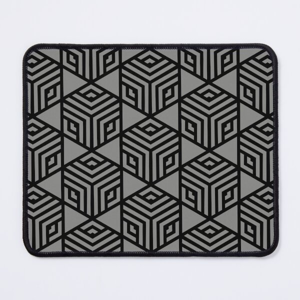 Item preview, Gray and Black Modern Stripe Cube Tile Pattern Pairs Valspar 2022 Color of the Year Grey Suit 4004-2A - Color Trends designed and sold by ColorOfTheYears.