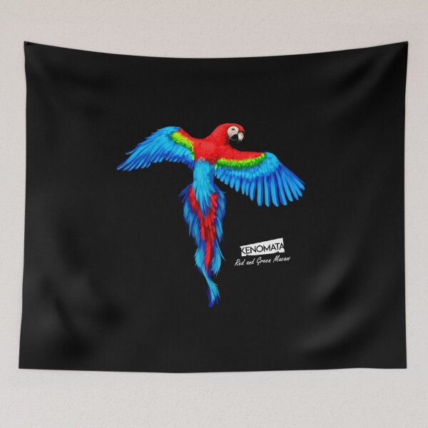 Item preview, Red and Green Macaw designed and sold by Kenomata.
