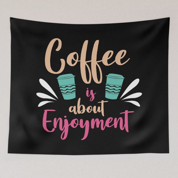 Artikelvorschau, Bei Kaffee geht es um Genuss Cooles Design - Trendiges Kaffee-Zitat für Kaffeeliebhaber und Kaffeesüchtige entworfen und verkauft von Prince - Bestseller ★★★★★.