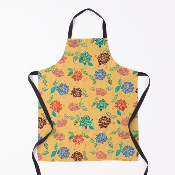 Item preview, Modern floral motif, vintage feel. Seamless repeat pattern. designed and sold by FlamesandFrost.