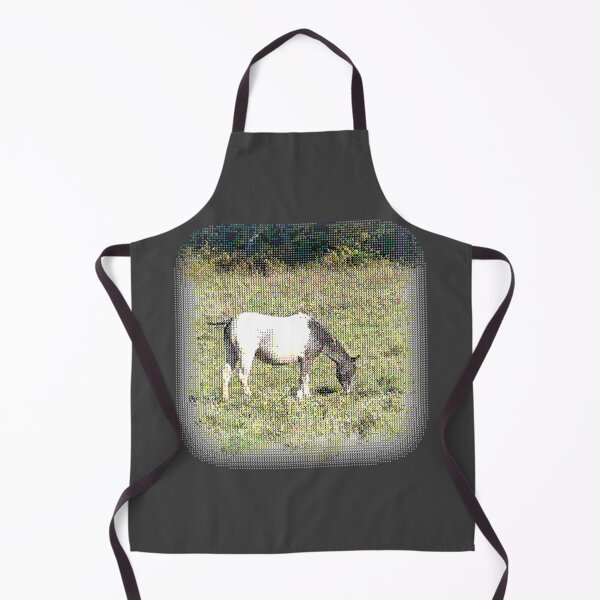 Artikelvorschau, Ein Pferd, Weiden, Foto mit Needlepoint-Effekt. entworfen und verkauft von DianeBP.