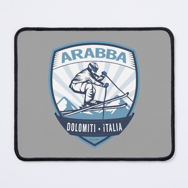 Item preview, Arabba Italy Italia Ski Skiing Dolomites Sticker T-Shirt 02 designed and sold by OuterShellUK.