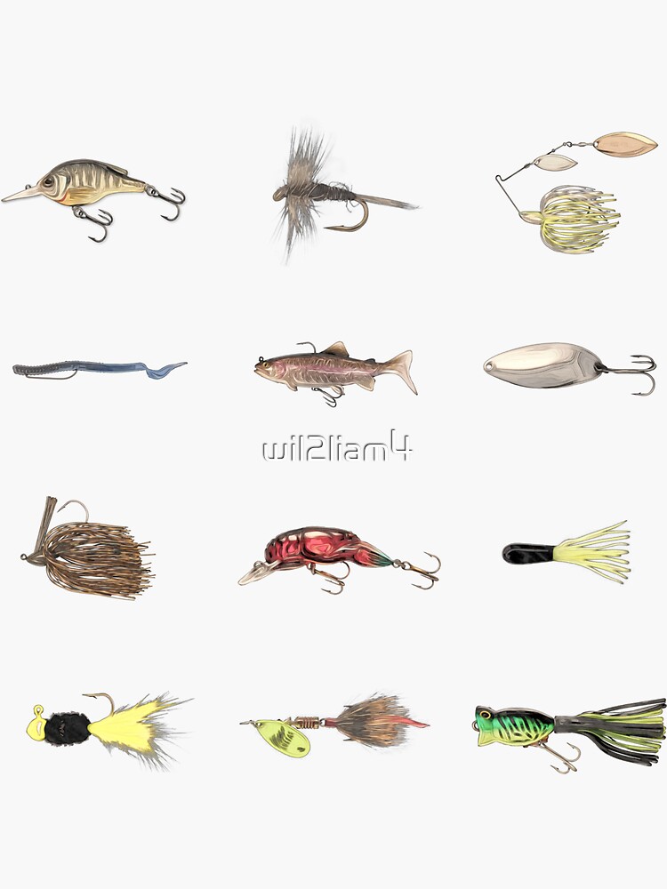 Angler Sticker for Sale by wil2liam4