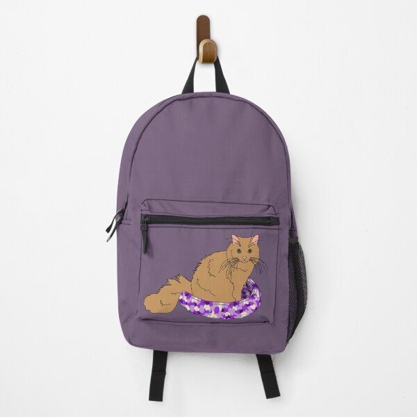 Item preview, Cat in Purple Bed (Orange) designed and sold by nklange240.