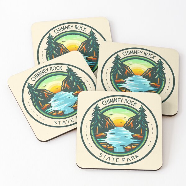 Item preview, Chimney Rock State Park North Carolina Badge designed and sold by KrisSidDesigns.