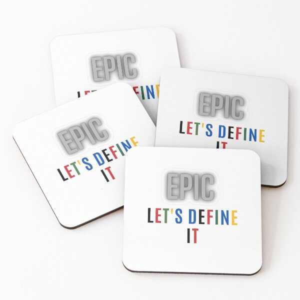 Item preview, definition of epic designed and sold by DareDreams.