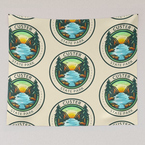 Item preview, Custer State Park South Dakota Badge designed and sold by KrisSidDesigns.