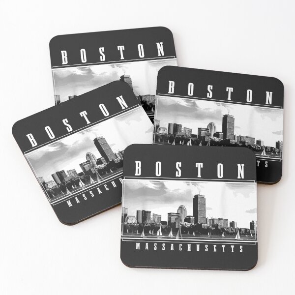 Artikelvorschau, Boston Skyline Massachusetts Stolz Vintage Boston entworfen und verkauft von Victoriawhite69.