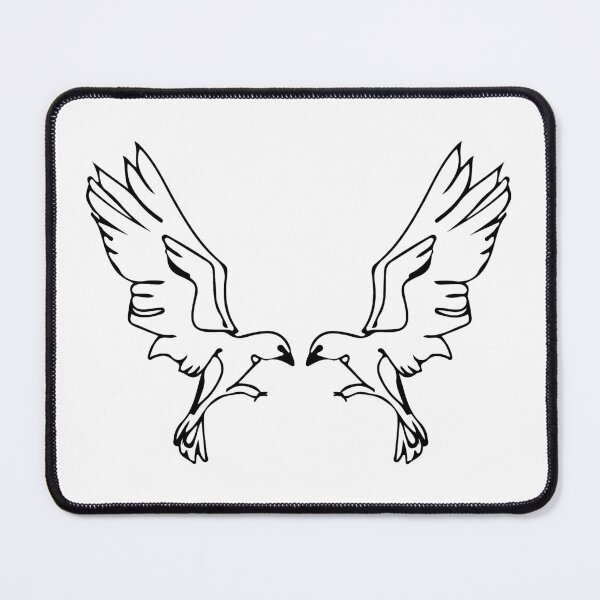 Item preview, Birds (black lines) designed and sold by didijuca.