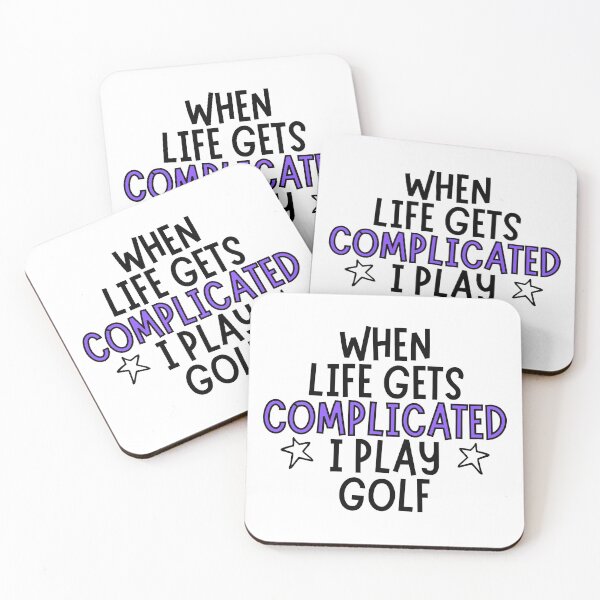 Item preview, When life gets complicated I play golf designed and sold by TheGreenGoat.