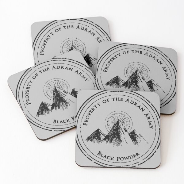Item preview, Property of the Adran Army - Black on Gray designed and sold by Brian McClellan.
