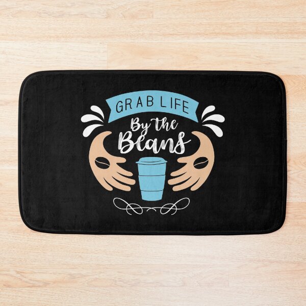 Item preview, Funny Grab Life by The Beans Cool Design - Trendy Coffee Quote For Coffee Lovers and Coffee Addicts designed and sold by Prince - Bestseller ★★★★★.