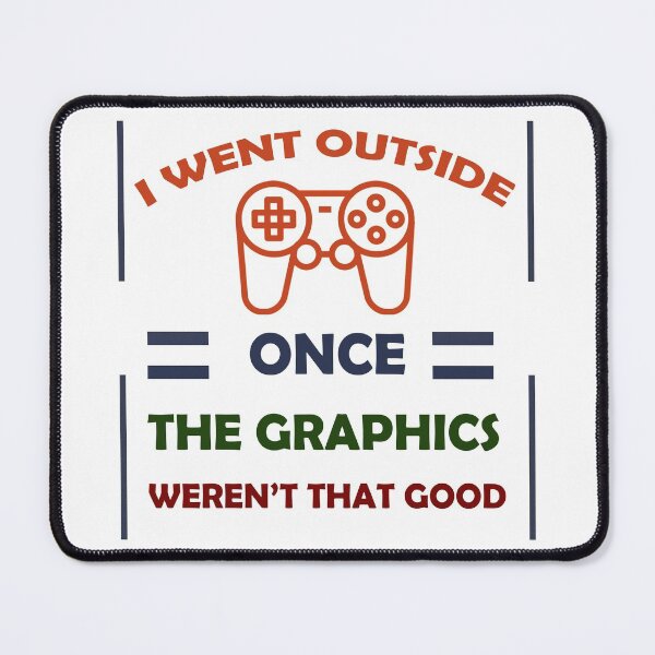 Item preview, I Went Outside Once The Graphics Weren't That Good Vintage  designed and sold by Rami Khalifah.