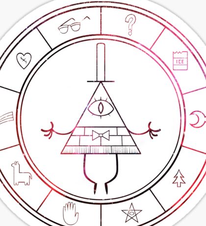 Gravity Falls Symbols: Stickers | Redbubble