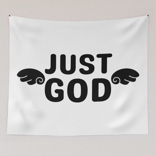 Item preview, Just God, Jesus, gift for friend and family. designed and sold by Sarocha Kaewsanod.