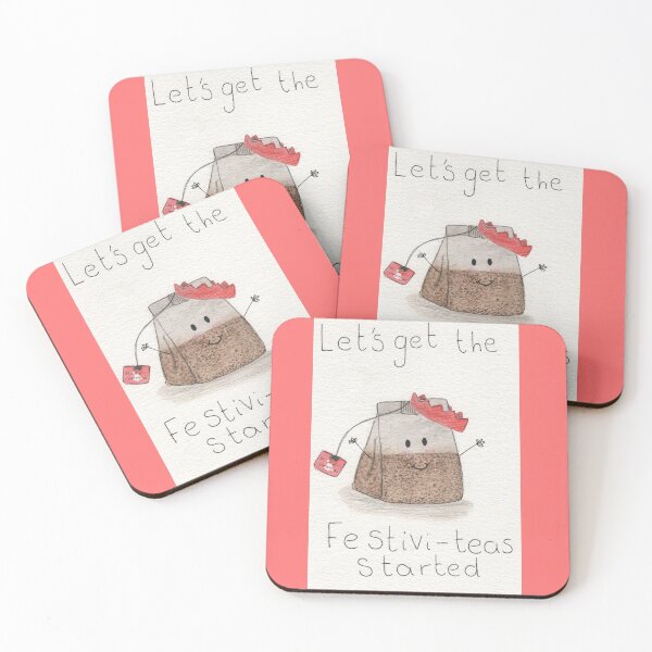 Item preview, Let's get the festivi- teas started designed and sold by Charlotsart .