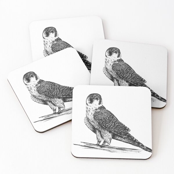 Item preview, Peregrine Falcon in Nankin ink designed and sold by just-art.