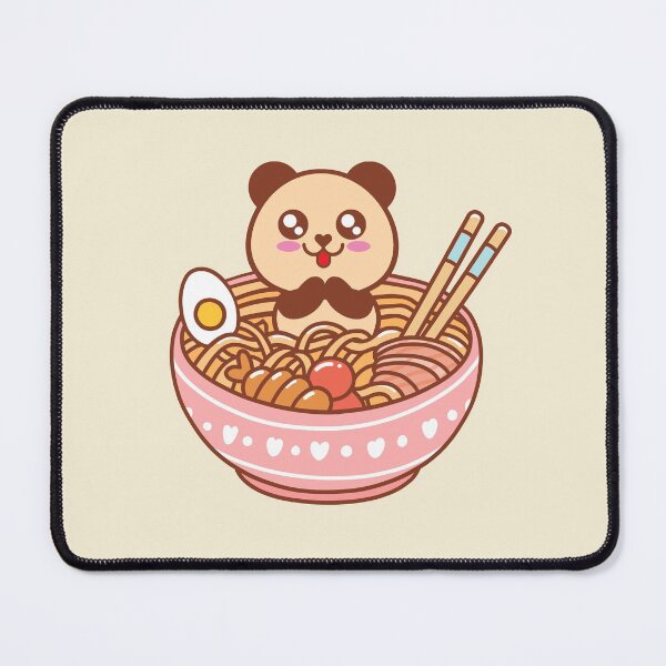 Item preview, Kawaii Panda - Panda Ramen - Happiness designed and sold by DesignByLeo.