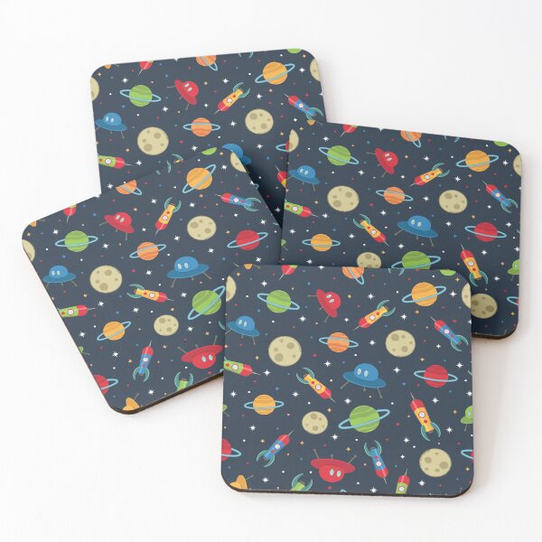 Item preview, Rockets Planets and Stars designed and sold by Blue-Banana.