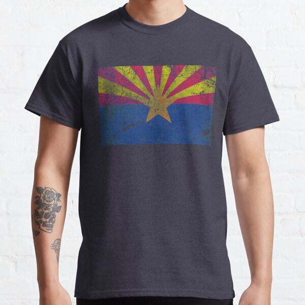 Vintage Distressed State Flag of Arizona Classic T-Shirt