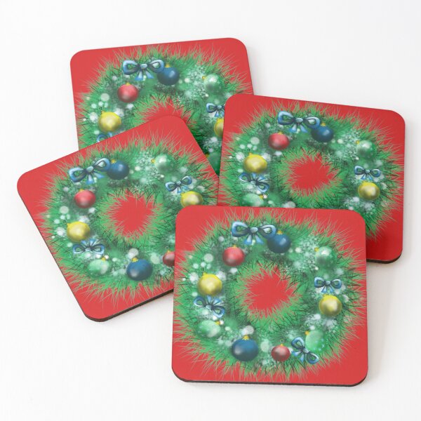 Item preview, Christmas tree ornaments on Christmas wreath designed and sold by Kyradem.