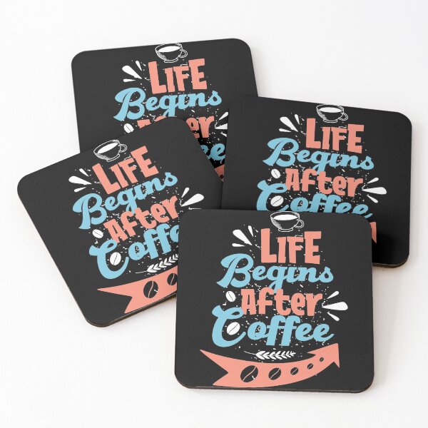 Artikelvorschau, Lustiges Leben beginnt nach Kaffee Cooles Design - Trendiges Kaffee-Zitat für Kaffeeliebhaber und Kaffeesüchtige entworfen und verkauft von Prince - Bestseller ★★★★★.