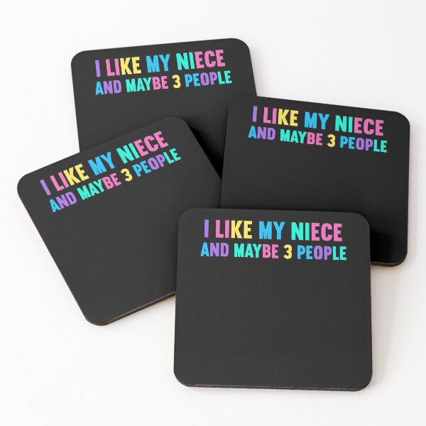 Item preview, Best Cool Tia Aunt Auntie I like my Niece an maybe 3 people  gag gift  designed and sold by SwankyFine.