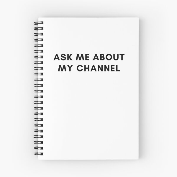 Item preview, Ask me about my channel- YouTuber Saying/Quote designed and sold by CreatorsGifts.