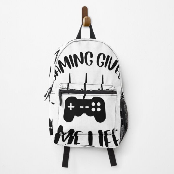 Item preview, Gaming Gives Me Life-Black Text designed and sold by Trendi61.