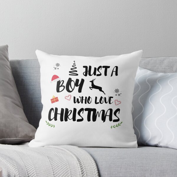 Item preview, Just A Boy Who Loves Christmas designed and sold by imaneless.