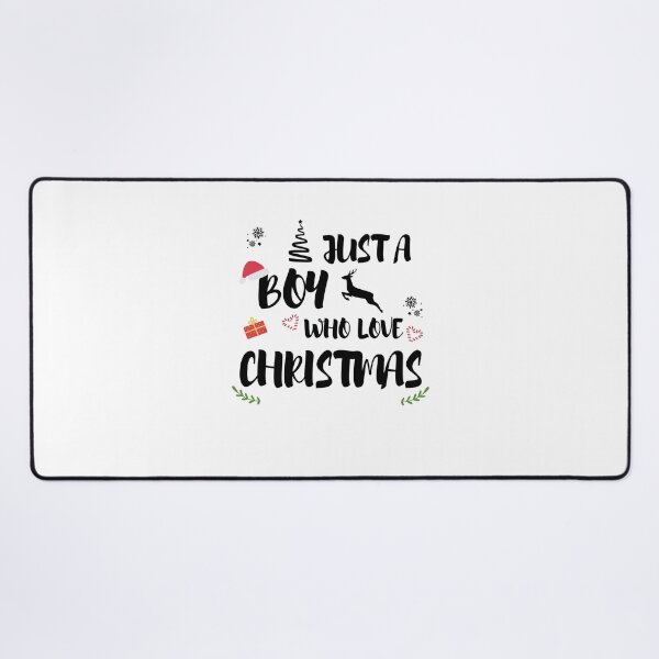 Item preview, Just A Boy Who Loves Christmas designed and sold by imaneless.