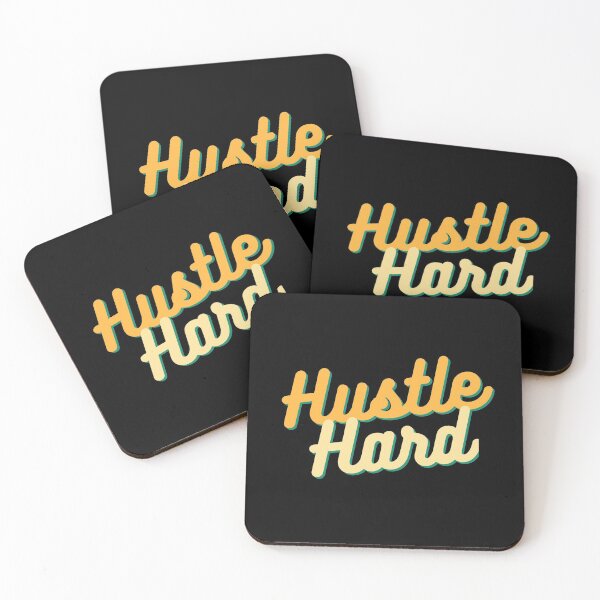 Item preview, Hustle Hard - Start Ups / Entrepreneurs / Hustlers Motivational Typography Design designed and sold by jamillecnn.