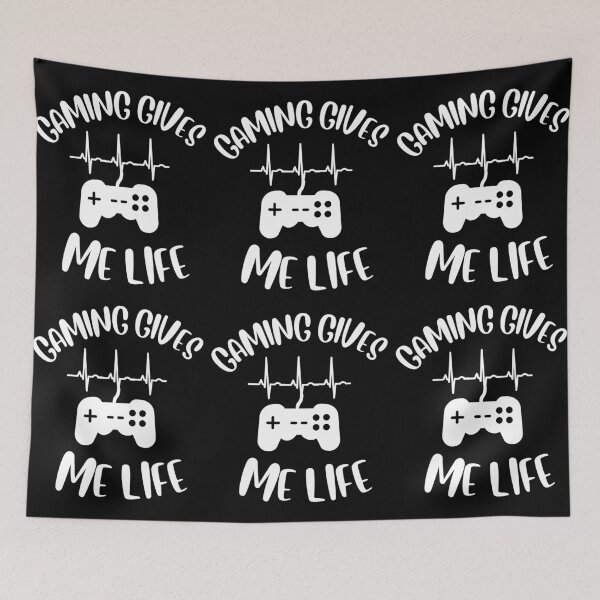 Item preview, Gaming Gives Me Life-WhiteText designed and sold by Trendi61.